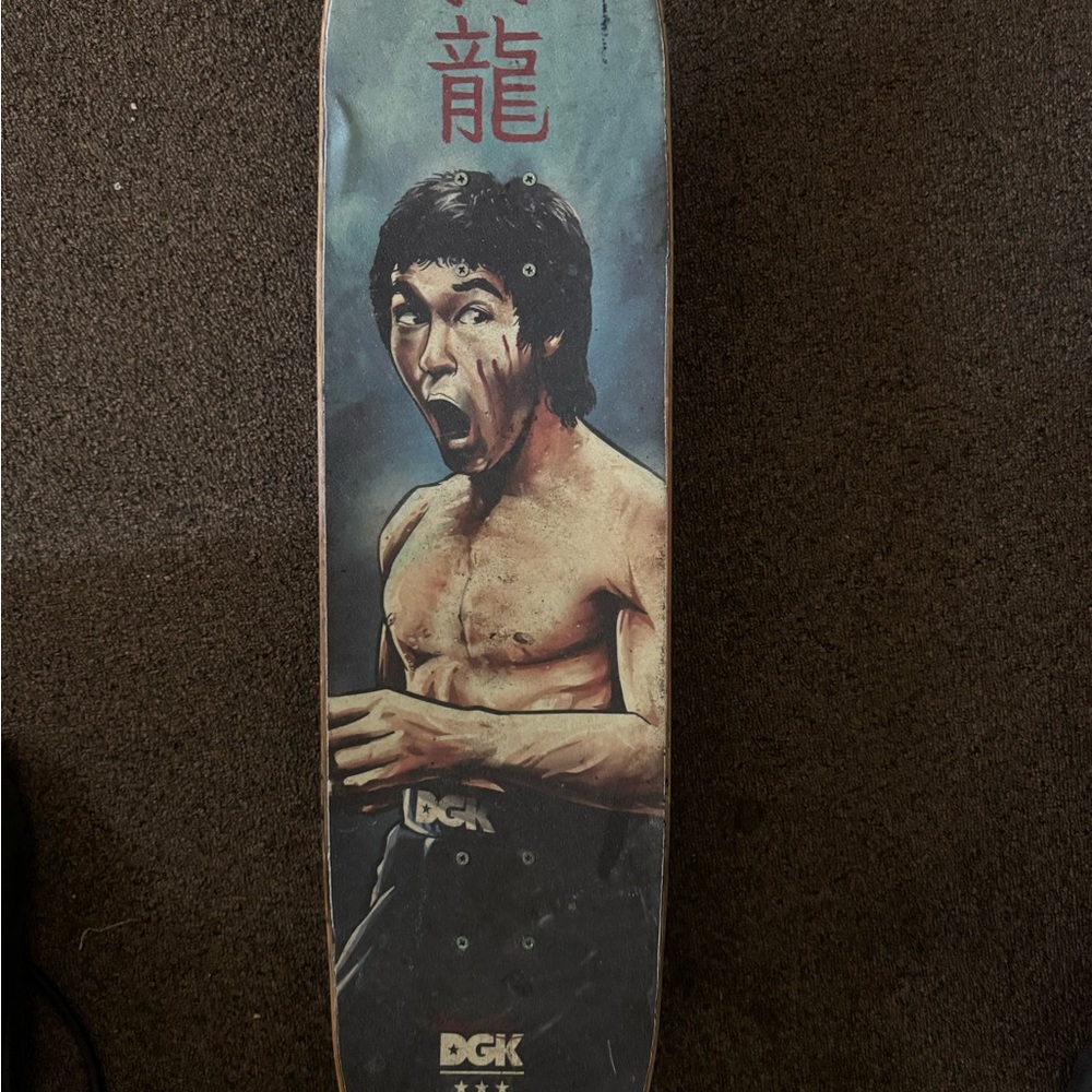 DGK Black and Brown Art Painting Skateboard Deck